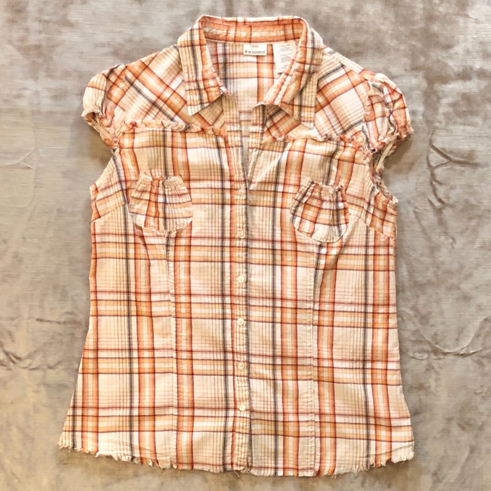 No Boundaries Y2K Grunge Plaid Shirt